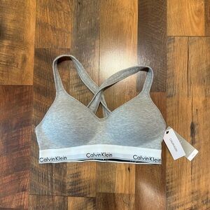 Calvin Klein Gray Women's Bralette